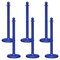 Mr. Chain Blue Medium Duty Stowable Stanchion, 6PK 93706-6 - alternate 1